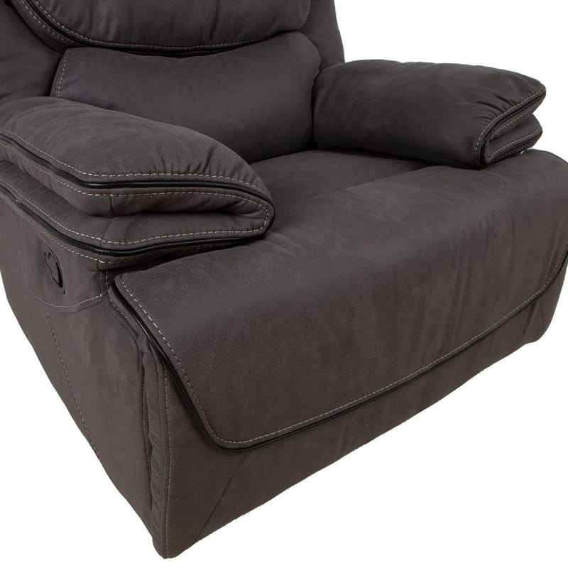 Recliner-nojatuoli Sälmar manuaalisella mekanismilla - harmaa - Huonekalut - Tuoli & nojatuoli - Nojatuoli & lepotuoli - Mekanismituoli