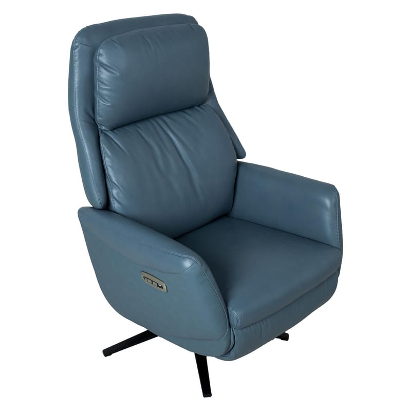 Recliner-nojatuoli Wikros sähköisellä mekanismilla - sininen - Huonekalut - Tuoli & nojatuoli - Nojatuoli & lepotuoli - Mekanismituoli