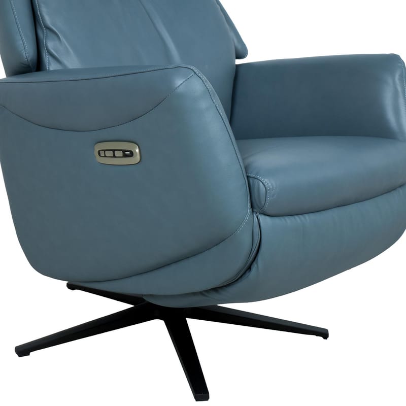 Recliner-nojatuoli Wikros sähköisellä mekanismilla - sininen - Huonekalut - Tuoli & nojatuoli - Nojatuoli & lepotuoli - Mekanismituoli