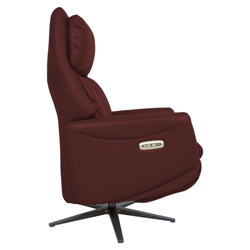 Recliner-nojatuoli Wikros sähköisellä mekanismilla - tummanpunainen - Huonekalut - Tuoli & nojatuoli - Nojatuoli & lepotuoli - Nojatuoli rahilla