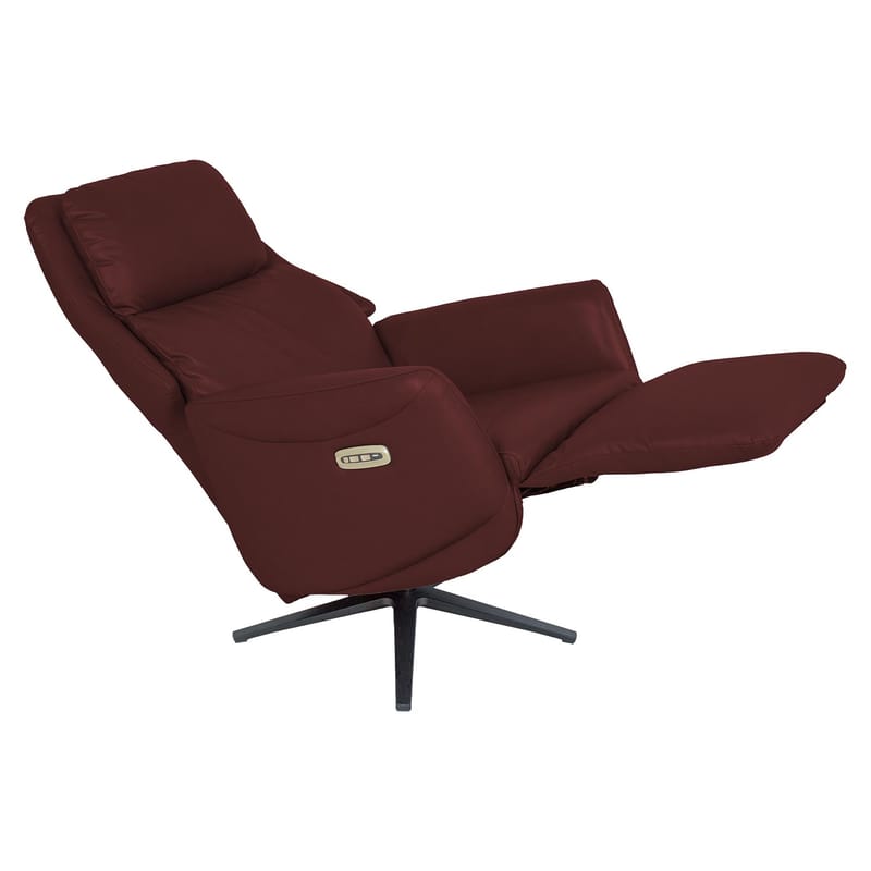 Recliner-nojatuoli Wikros sähköisellä mekanismilla - tummanpunainen - Huonekalut - Tuoli & nojatuoli - Nojatuoli & lepotuoli - Nojatuoli rahilla