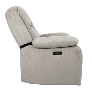 Recliner-nojatuoli Ylmark sähköisellä mekanismilla - Harmaa - Huonekalut - Tuoli & nojatuoli - Nojatuoli & lepotuoli - Mekanismituoli