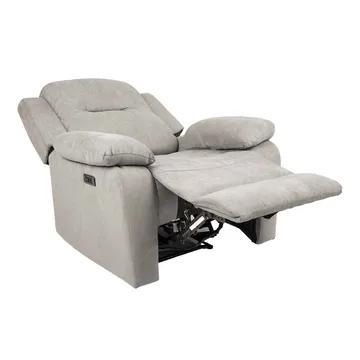 Recliner-nojatuoli Ylmark sähköisellä mekanismilla - Harmaa - Huonekalut - Tuoli & nojatuoli - Nojatuoli & lepotuoli - Mekanismituoli