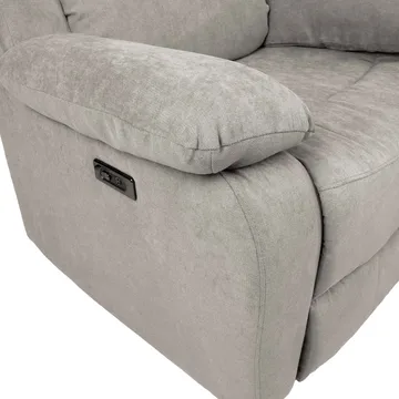 Recliner-nojatuoli Ylmark sähköisellä mekanismilla - Harmaa - Huonekalut - Tuoli & nojatuoli - Nojatuoli & lepotuoli - Mekanismituoli