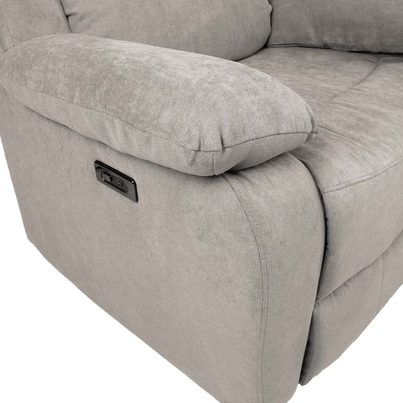 Recliner-nojatuoli Ylmark sähköisellä mekanismilla - Harmaa - Huonekalut - Tuoli & nojatuoli - Nojatuoli & lepotuoli - Mekanismituoli