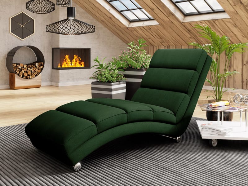 Regalado-lepotuoli - vihreä - Huonekalut - Tuoli & nojatuoli - Nojatuoli & lepotuoli - Makuutuoli & divaanituoli