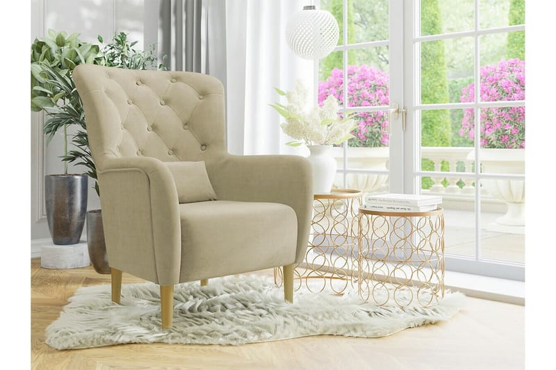 Rushmore Fåtölj beige - Huonekalut - Tuoli & nojatuoli - Nojatuoli & lepotuoli