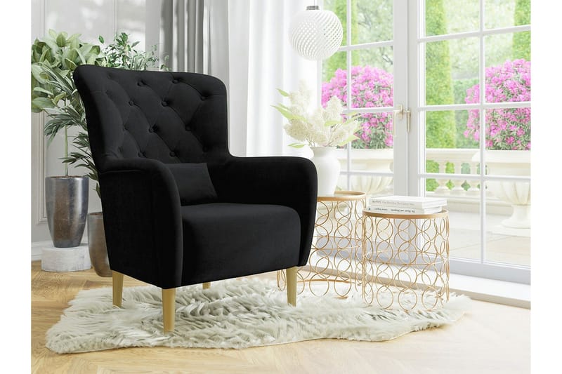 Rushmore Fåtölj Black - Huonekalut - Tuoli & nojatuoli - Nojatuoli & lepotuoli