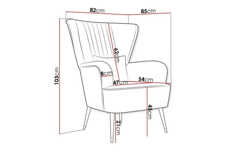 Rushmore Fåtölj Black/Green - Huonekalut - Tuoli & nojatuoli - Nojatuoli & lepotuoli