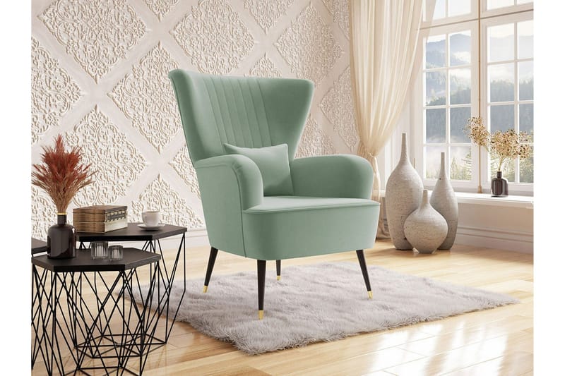 Rushmore Fåtölj Black/Green - Huonekalut - Tuoli & nojatuoli - Nojatuoli & lepotuoli