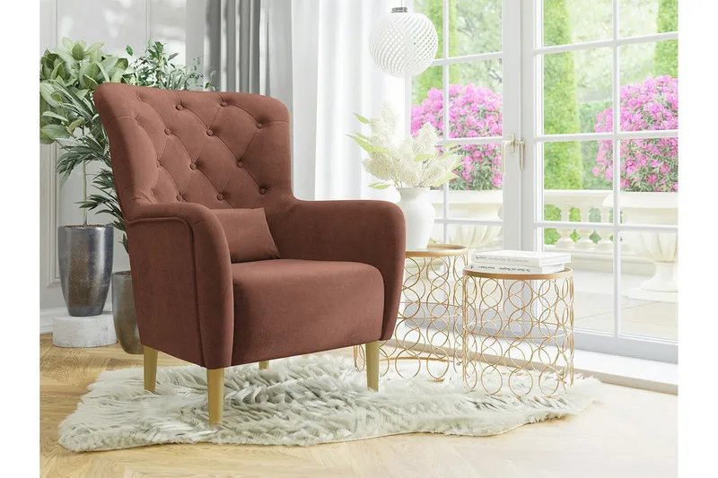 Rushmore Fåtölj Brown - Huonekalut - Tuoli & nojatuoli - Nojatuoli & lepotuoli