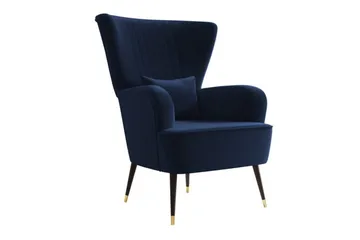 Rushmore Fåtölj Dark blue - Huonekalut - Tuoli & nojatuoli - Nojatuoli & lepotuoli