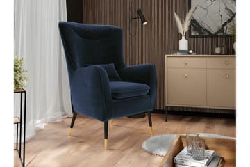 Rushmore Fåtölj Dark blue - Huonekalut - Tuoli & nojatuoli - Nojatuoli & lepotuoli