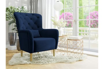 Rushmore Fåtölj Dark Blue/Blue - Huonekalut - Tuoli & nojatuoli - Nojatuoli & lepotuoli
