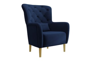 Rushmore Fåtölj Dark Blue/Blue - Huonekalut - Tuoli & nojatuoli - Nojatuoli & lepotuoli