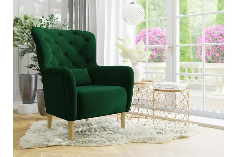 Rushmore Fåtölj Dark green - Huonekalut - Tuoli & nojatuoli - Nojatuoli & lepotuoli