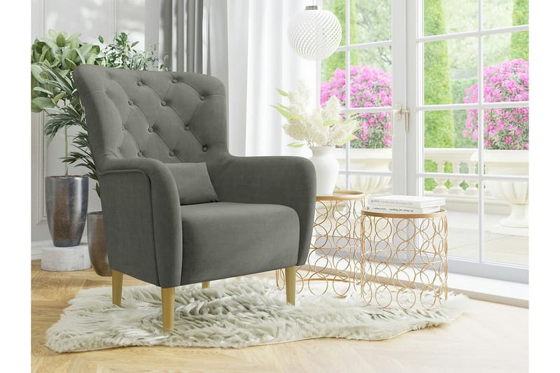 Rushmore Fåtölj Dark grey - Huonekalut - Tuoli & nojatuoli - Nojatuoli & lepotuoli