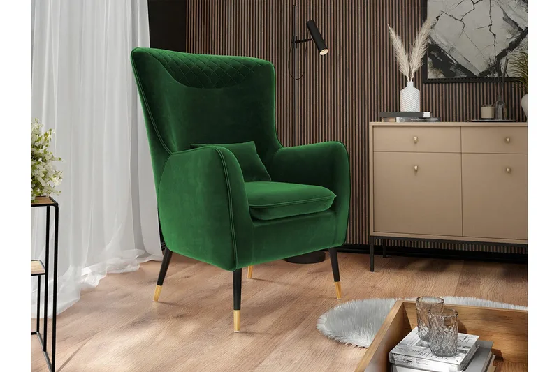 Rushmore Fåtölj Green - Huonekalut - Tuoli & nojatuoli - Nojatuoli & lepotuoli