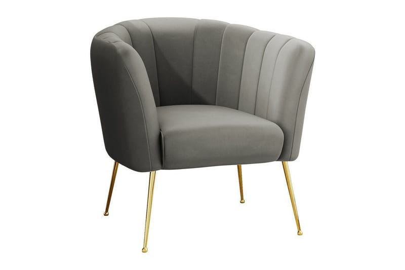 Rushmore Fåtölj Grey/Gold, undefined