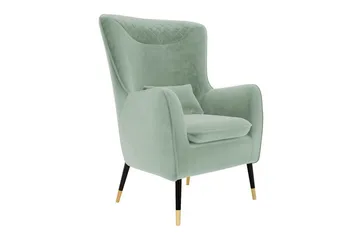 Rushmore Fåtölj Light green/Green/Mint - Huonekalut - Tuoli & nojatuoli - Nojatuoli & lepotuoli - Samettinojatuoli