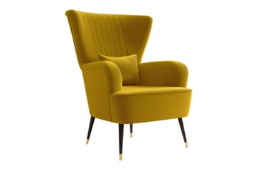 Rushmore Fåtölj Mustard yellow - Huonekalut - Tuoli & nojatuoli - Nojatuoli & lepotuoli