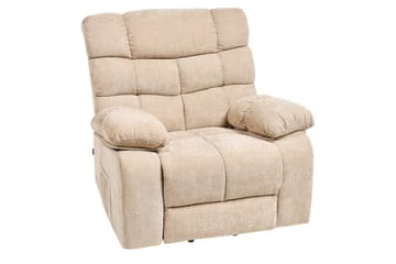 Sähköinen lepotuoli Ares Beige - Beige - Huonekalut - Tuoli & nojatuoli - Nojatuoli & lepotuoli - Mekanismituoli