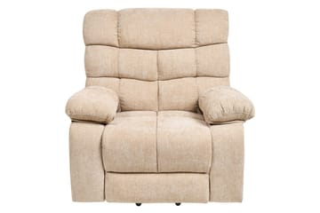 Sähköinen lepotuoli Ares Beige - Beige - Huonekalut - Tuoli & nojatuoli - Nojatuoli & lepotuoli - Mekanismituoli