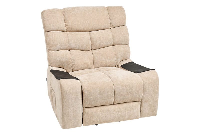 Sähköinen lepotuoli Ares Beige - Beige - Huonekalut - Tuoli & nojatuoli - Nojatuoli & lepotuoli - Mekanismituoli
