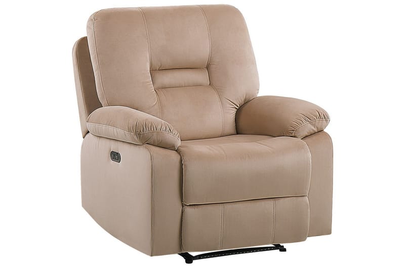 Sähköinen lepotuoli Bergen Beige - Beige - Huonekalut - Tuoli & nojatuoli - Nojatuoli & lepotuoli - Makuutuoli & divaanituoli