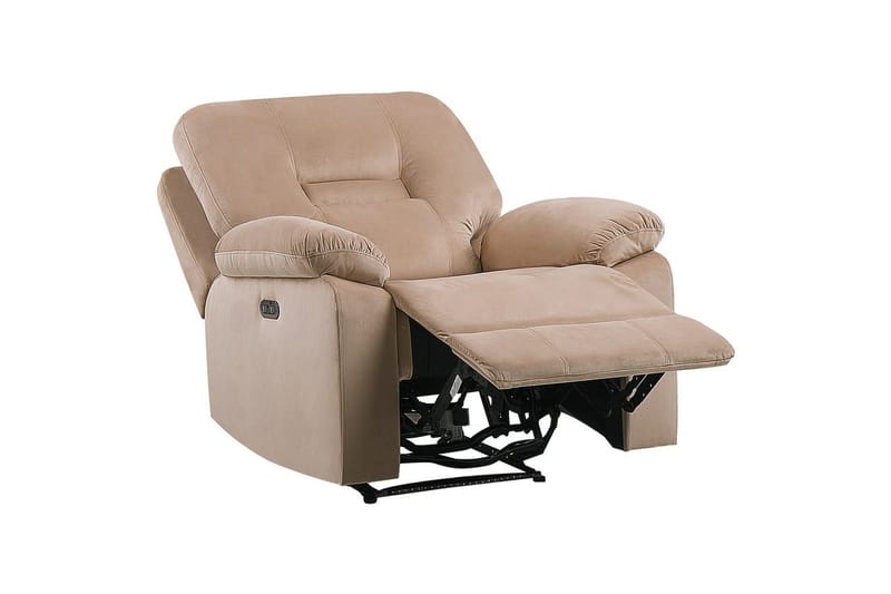 Sähköinen lepotuoli Bergen Beige - Beige - Huonekalut - Tuoli & nojatuoli - Nojatuoli & lepotuoli - Makuutuoli & divaanituoli