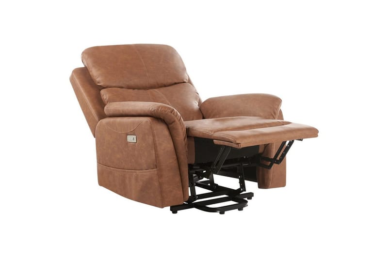 Sähköinen lepotuoli Glorie Ruskea - Ruskea - Huonekalut - Tuoli & nojatuoli - Nojatuoli & lepotuoli - Hierontatuolit