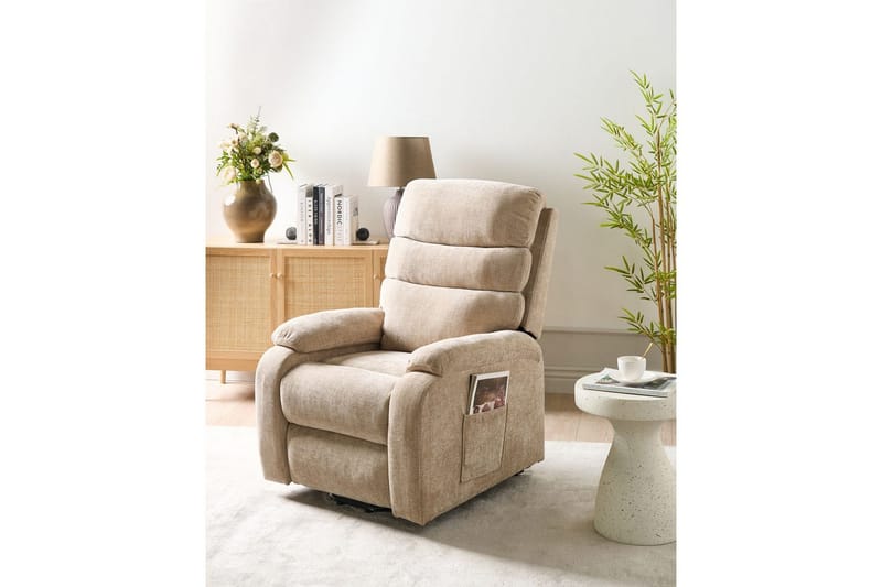Sähköinen lepotuoli Rise Beige - Beige - Huonekalut - Tuoli & nojatuoli - Nojatuoli & lepotuoli - Makuutuoli & divaanituoli