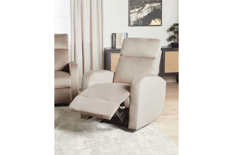 Sähköinen lepotuoli Verdal Sähköinen Beige - Beige - Huonekalut - Tuoli & nojatuoli - Nojatuoli & lepotuoli - Makuutuoli & divaanituoli