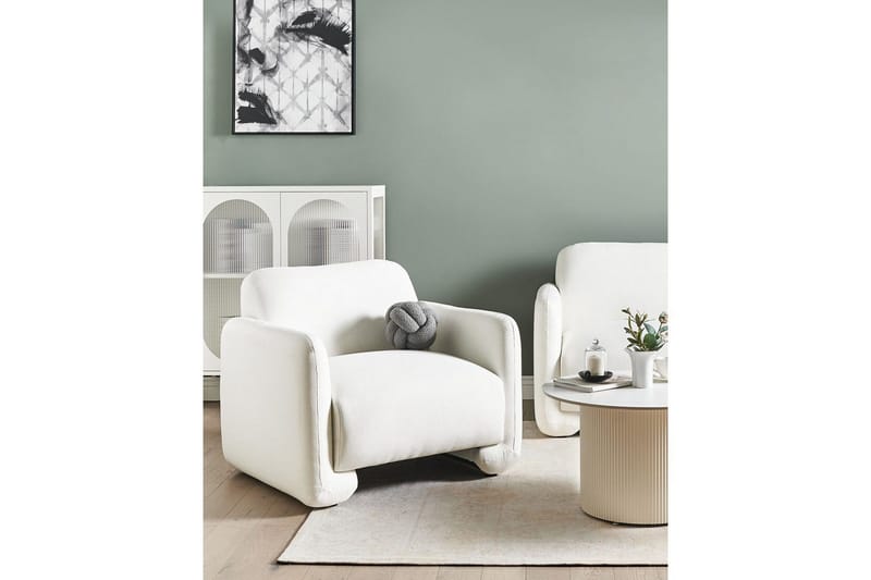 Nojatuoli Saland - Valkoinen - Huonekalut - Tuoli & nojatuoli - Nojatuoli & lepotuoli