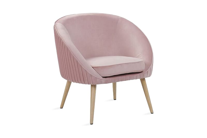 Samettinojatuoli Beatelund, Vaaleanpunainen