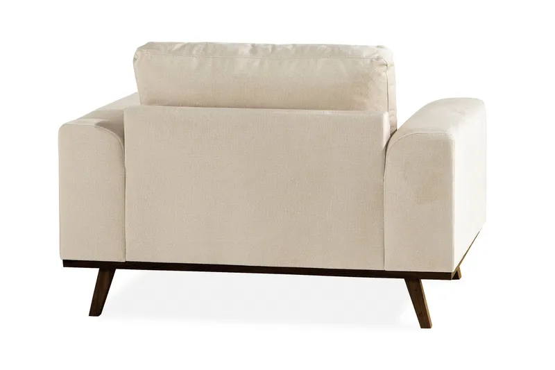 Copenhagen Nojatuoli Sametti - Beige - Huonekalut - Tuoli & nojatuoli - Nojatuoli & lepotuoli - Samettinojatuoli