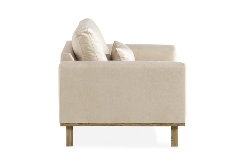 Copenhagen Nojatuoli Sametti - Beige - Huonekalut - Tuoli & nojatuoli - Nojatuoli & lepotuoli - Samettinojatuoli