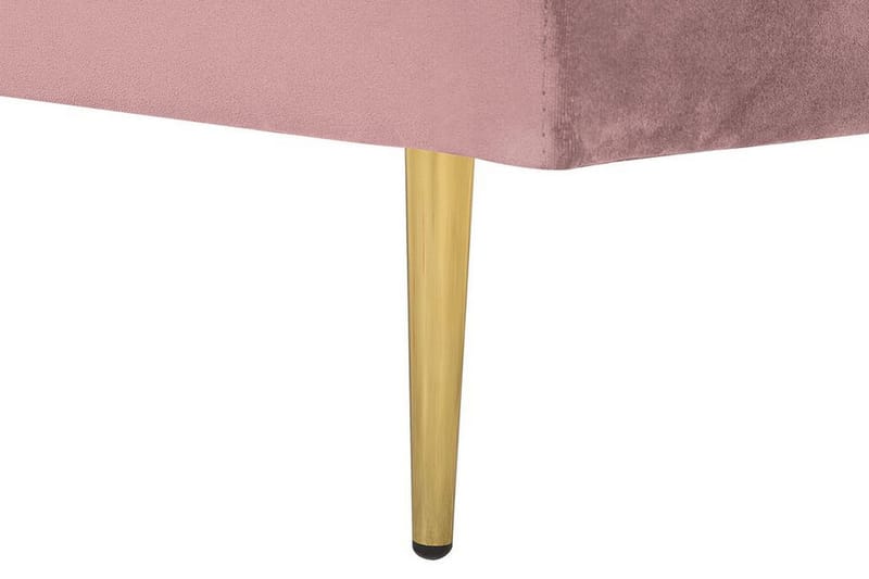 Leposohva Elany Oikea Sametti - Roosa - Huonekalut - Tuoli & nojatuoli - Nojatuoli & lepotuoli - Samettinojatuoli