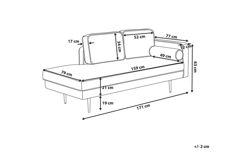 Leposohva Elany Oikea Sametti - Roosa - Huonekalut - Tuoli & nojatuoli - Nojatuoli & lepotuoli - Samettinojatuoli