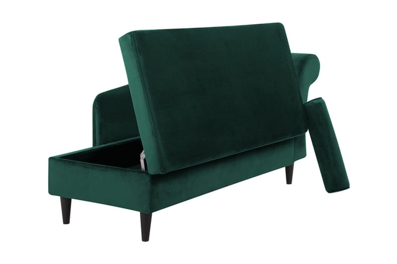 Leposohva Prokes Oikea Sametti - Vihreä - Huonekalut - Tuoli & nojatuoli - Nojatuoli & lepotuoli - Samettinojatuoli