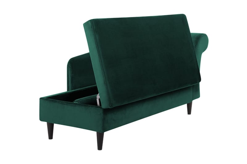 Leposohva Prokes Oikea Sametti - Vihreä - Huonekalut - Tuoli & nojatuoli - Nojatuoli & lepotuoli - Samettinojatuoli