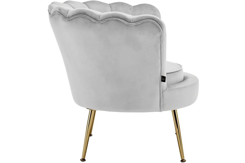 Loungenojatuoli Hornetan - Harmaa - Huonekalut - Tuoli & nojatuoli - Nojatuoli & lepotuoli - Samettinojatuoli