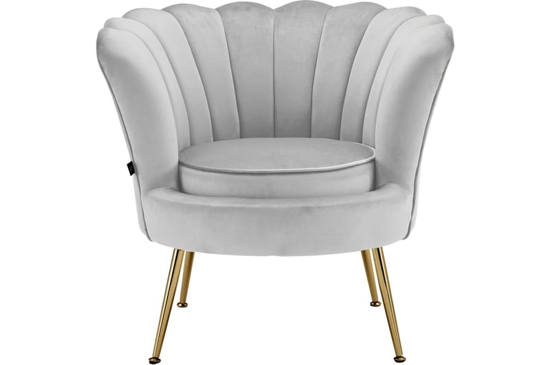 Loungenojatuoli Hornetan - Harmaa - Huonekalut - Tuoli & nojatuoli - Nojatuoli & lepotuoli - Samettinojatuoli