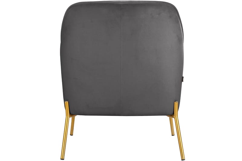 Loungenojatuoli Ramlane - Harmaa - Huonekalut - Tuoli & nojatuoli - Nojatuoli & lepotuoli - Samettinojatuoli