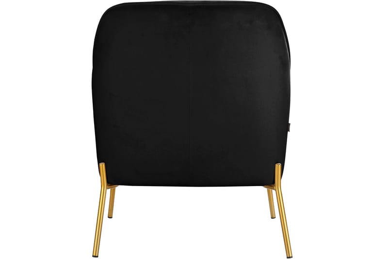 Loungenojatuoli Ramlane - Musta - Huonekalut - Tuoli & nojatuoli - Nojatuoli & lepotuoli - Samettinojatuoli