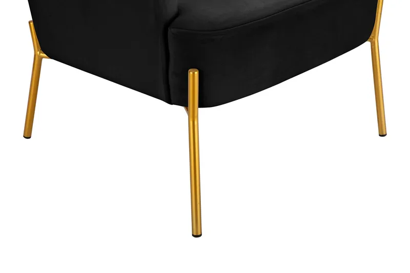 Loungenojatuoli Ramlane, Musta