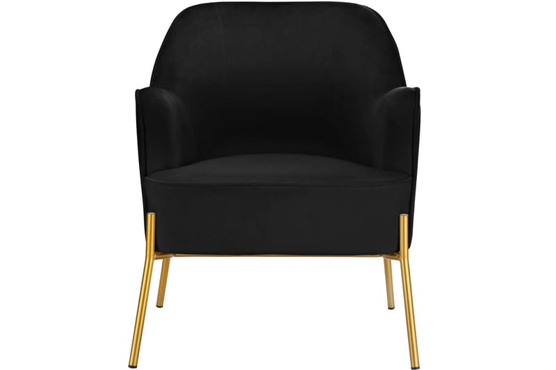 Loungenojatuoli Ramlane - Musta - Huonekalut - Tuoli & nojatuoli - Nojatuoli & lepotuoli - Samettinojatuoli