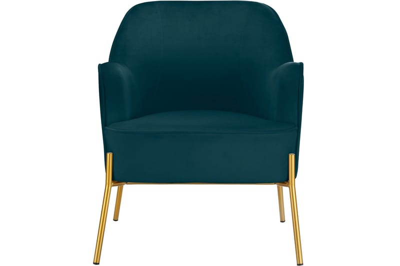 Loungenojatuoli Ramlane - Vihreä - Huonekalut - Tuoli & nojatuoli - Nojatuoli & lepotuoli - Samettinojatuoli