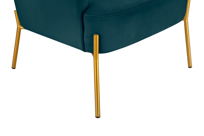 Loungenojatuoli Ramlane - Vihreä - Huonekalut - Tuoli & nojatuoli - Nojatuoli & lepotuoli - Samettinojatuoli