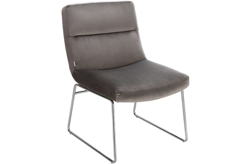 Loungenojatuoli Sentauni - Harmaa - Huonekalut - Tuoli & nojatuoli - Nojatuoli & lepotuoli - Samettinojatuoli